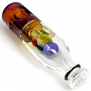 On Point Glass - 6" Hearts in hues, Tales Anew 2 In 1 Hand Pipe/Water Pipe - [GB951]